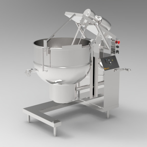 Gas Kettle Mixer 60 gallon