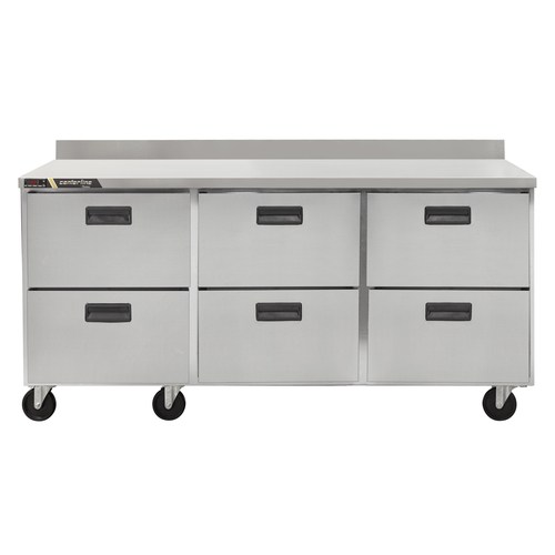Centerline Work Top Refrigerator 72"W