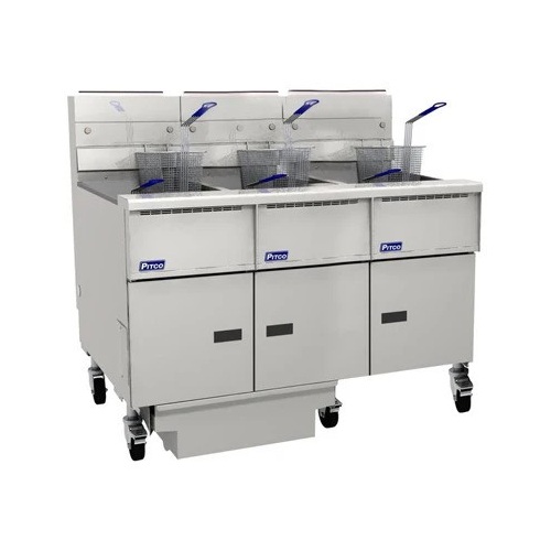 Solstice Supreme Gas Multiple Battery Fryer (3) 50 lbs