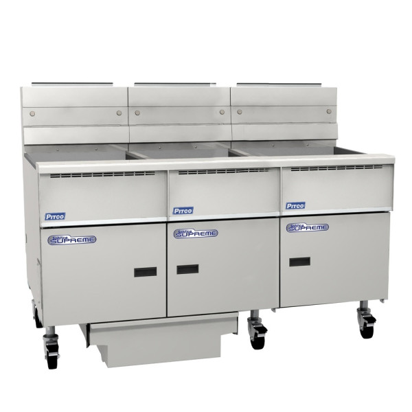 Solstice Supreme Gas Multiple Battery Fryer (3) 75 lbs