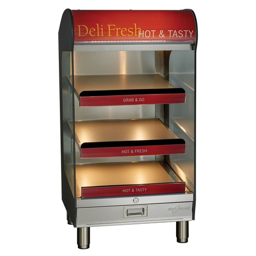 Halo Heat Countertop Heated Display Case 24"W