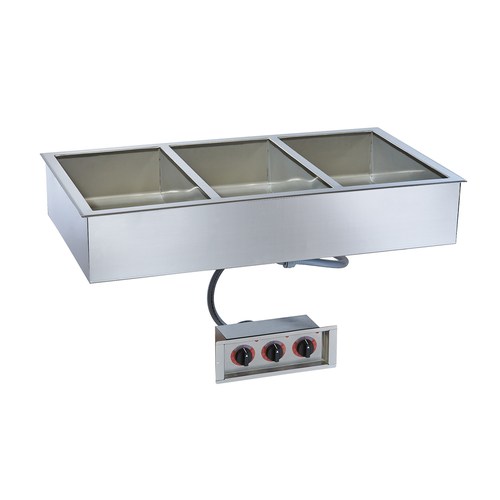 Halo Heat Drop-In Hot Food Well with Individual Controls