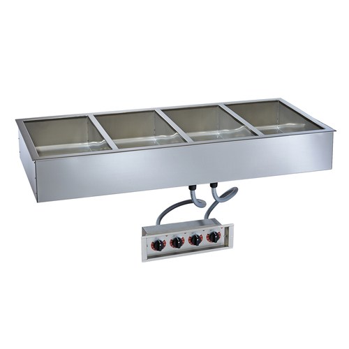 Halo Heat Drop-In Hot Food Well with Individual Controls